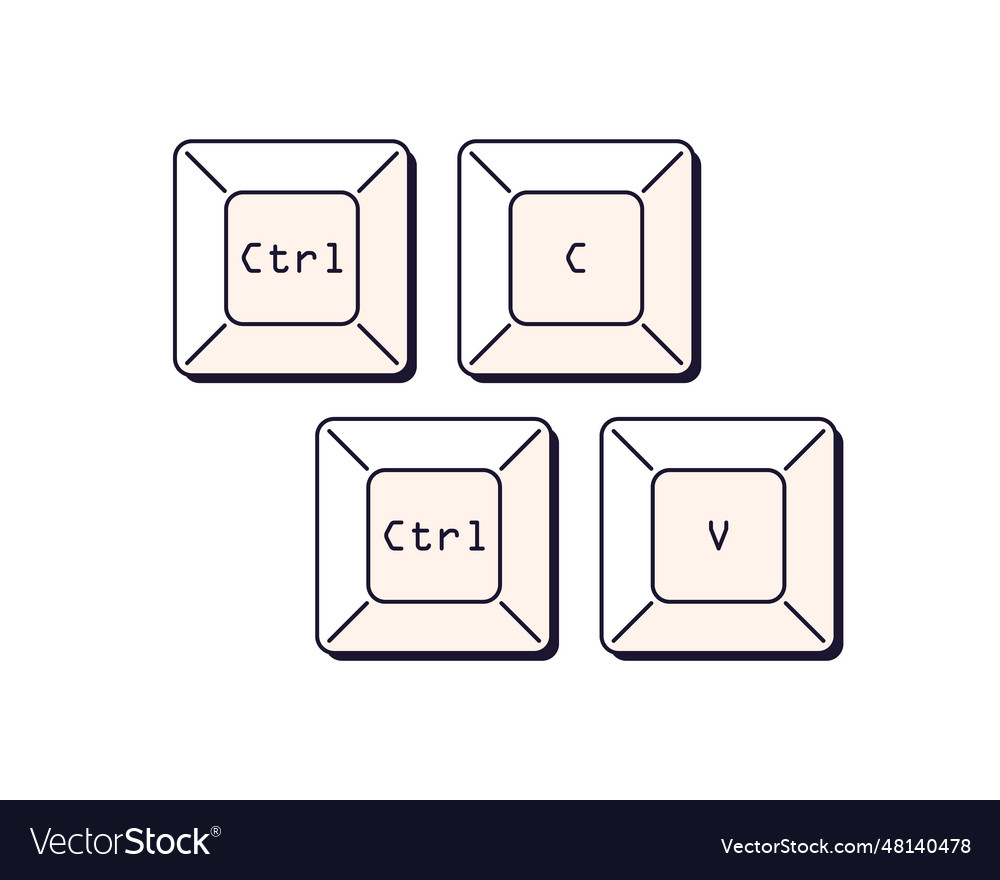 Ctrl C And V Keyboard