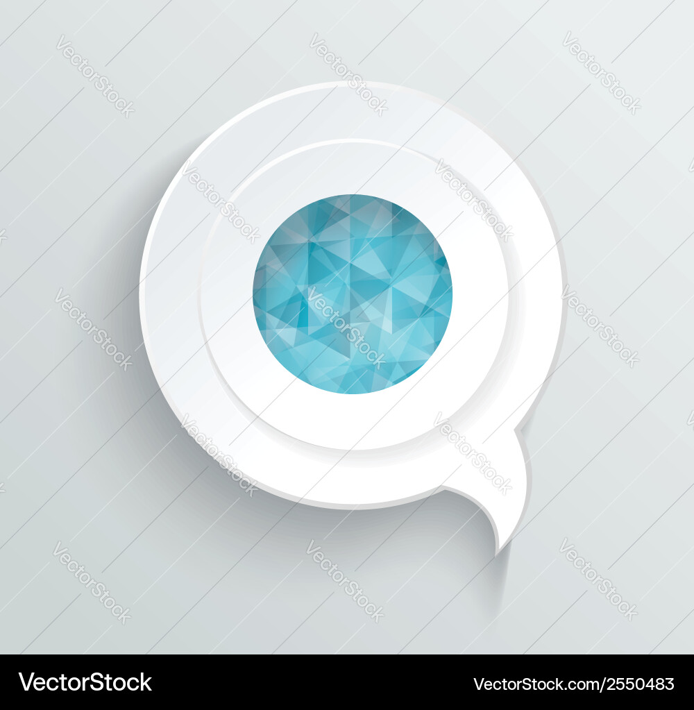 Speech Sign Banner Background Communication Vector Image