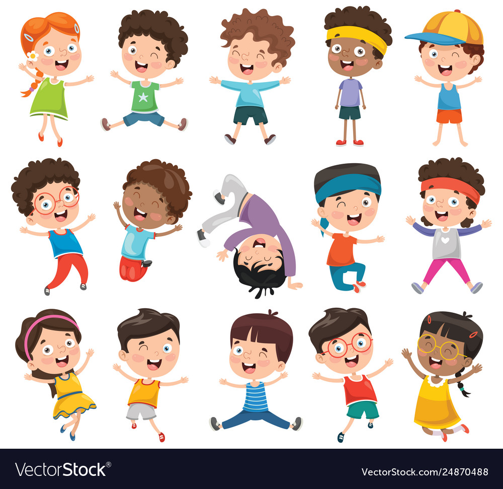 Cartoon children Royalty Free Vector Image - VectorStock