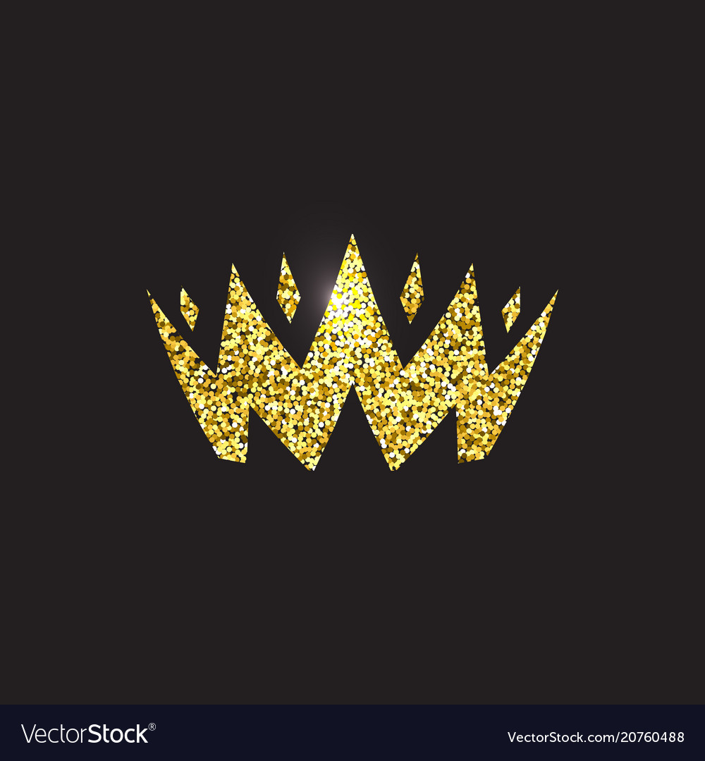 Download Queen crown royal gold headdress king golden Vector Image