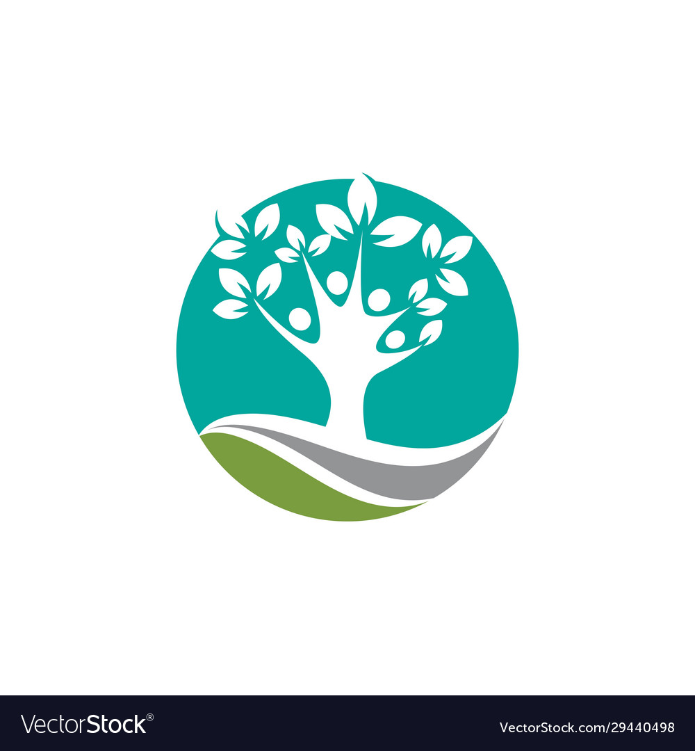 Family tree logo template