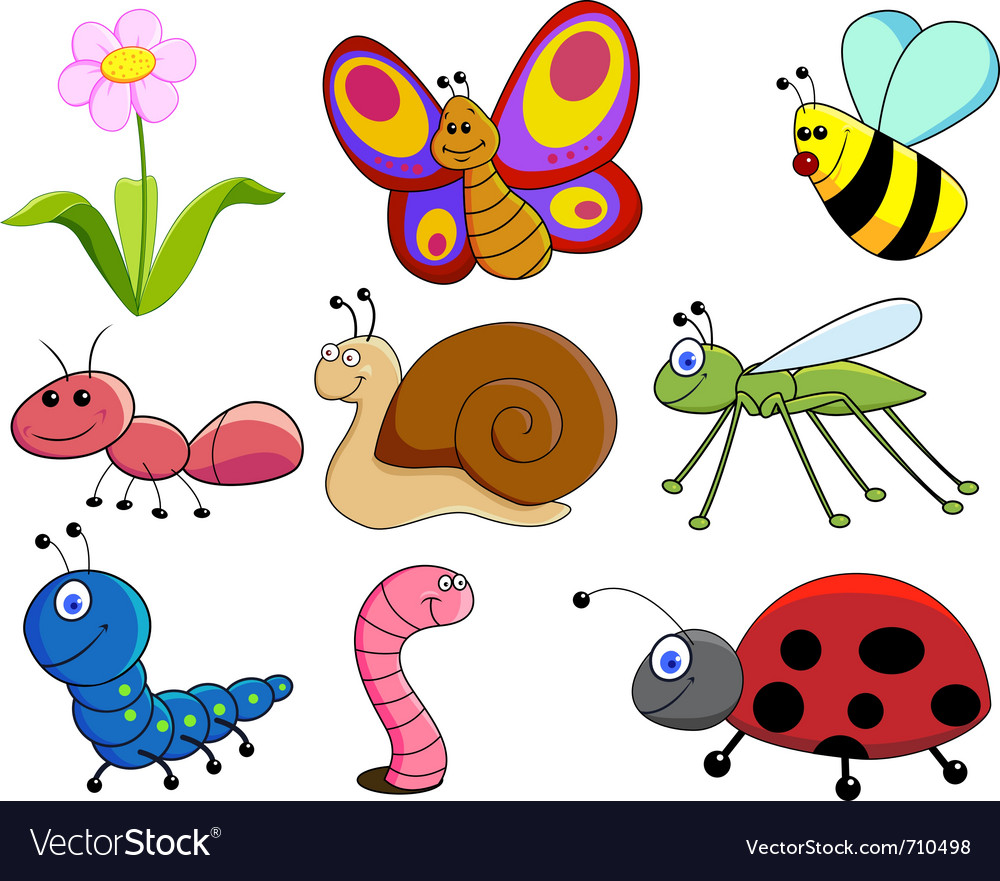 Little animals Royalty Free Vector Image - VectorStock