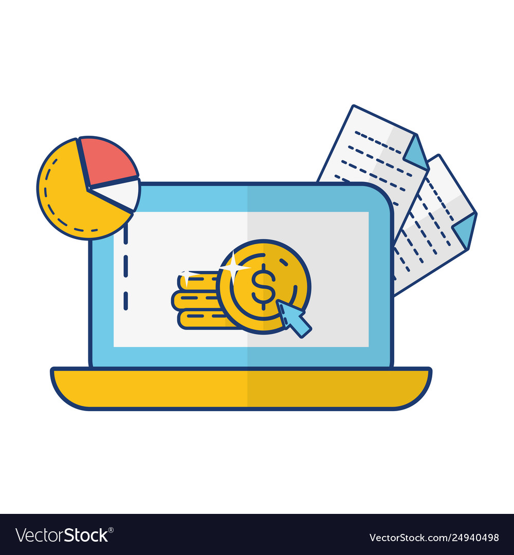 Online payment concept Royalty Free Vector Image