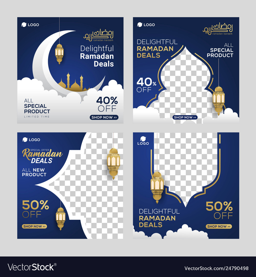 Ramadan Sale Social Media Post Template Banners Ad