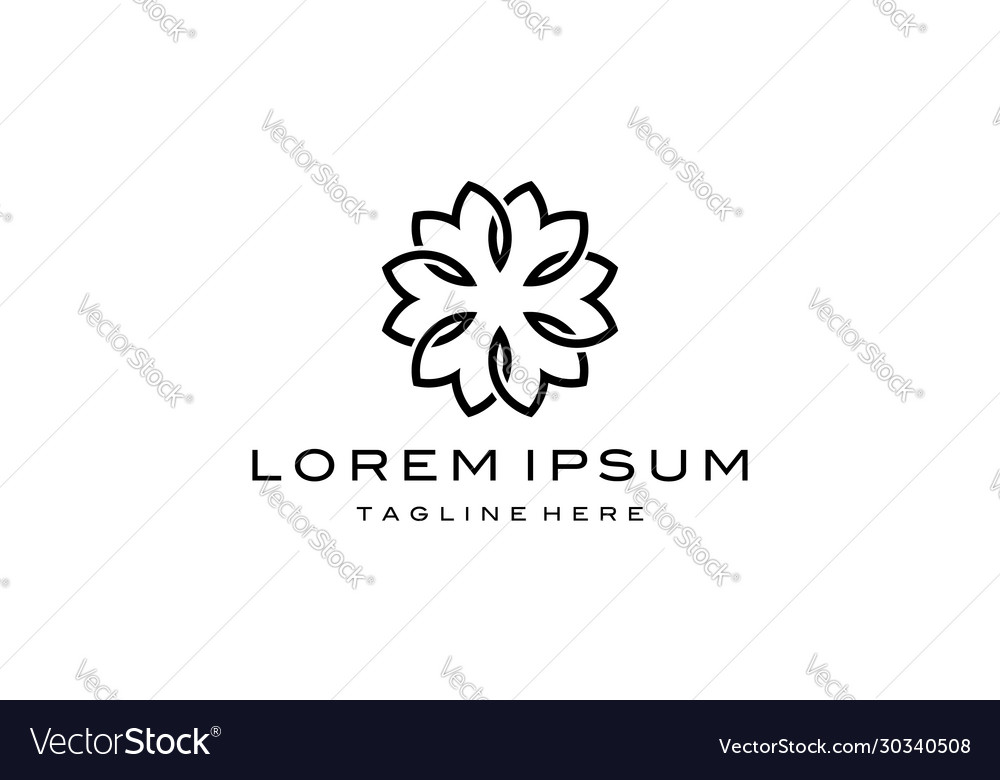 Letter m with leaf and connection logo concept vector image Letter m with leaf and connection logo concept