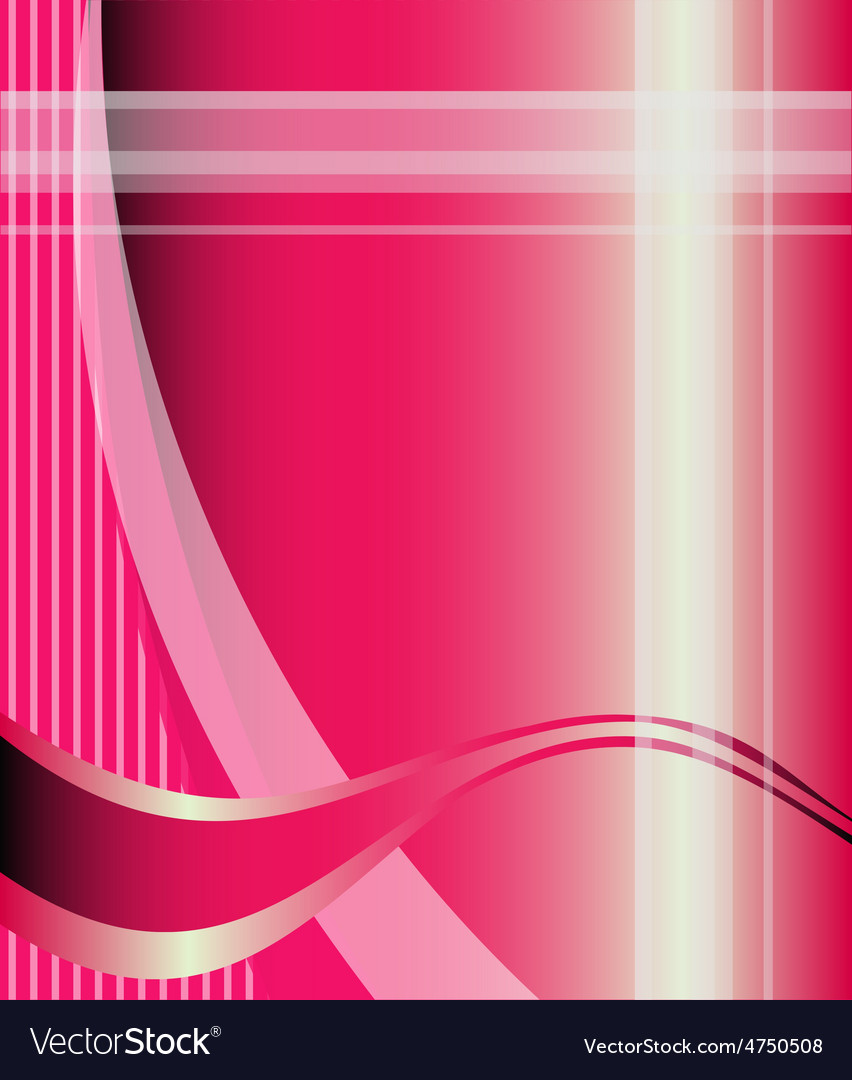 Pink background with message board for text Vector Image