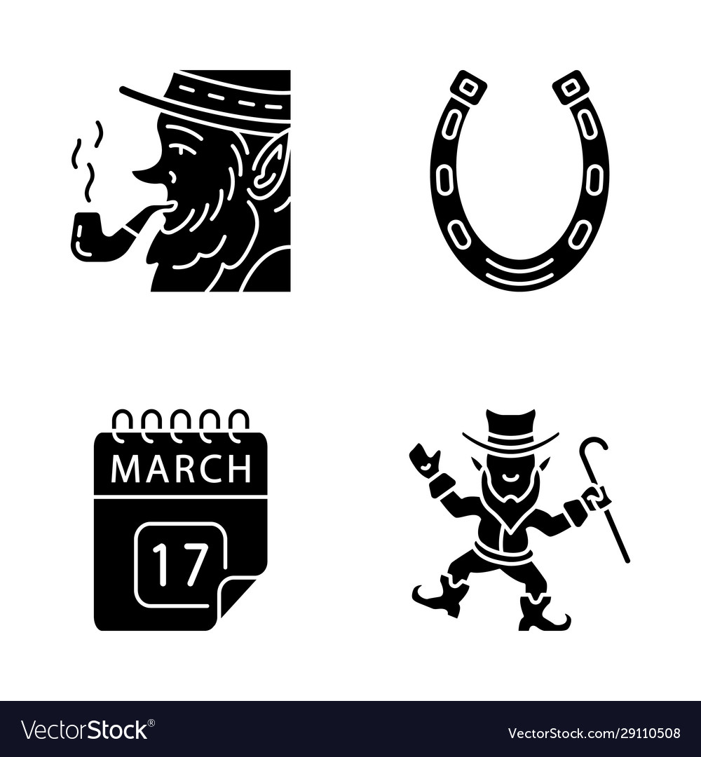 st patricks day glyph