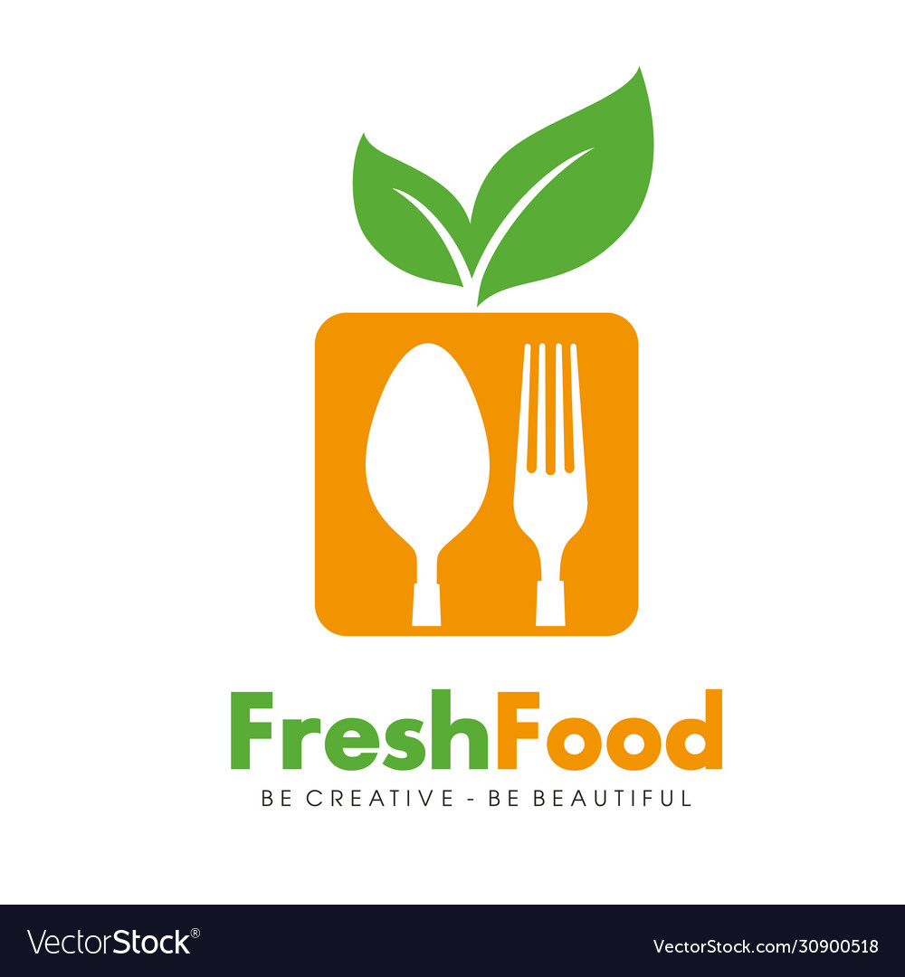 Food delivery logo and restaurant logo design Vector Image