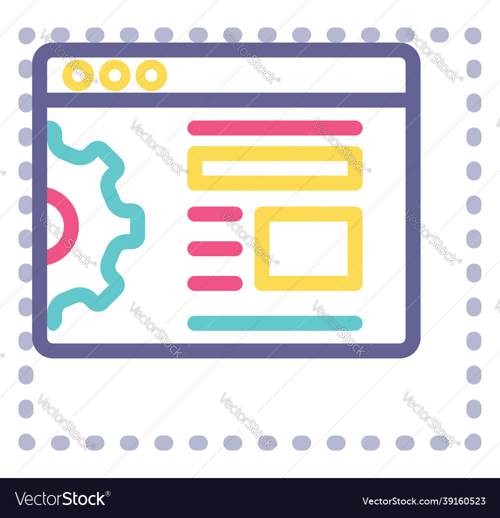 Technology development on a white background Vector Image
