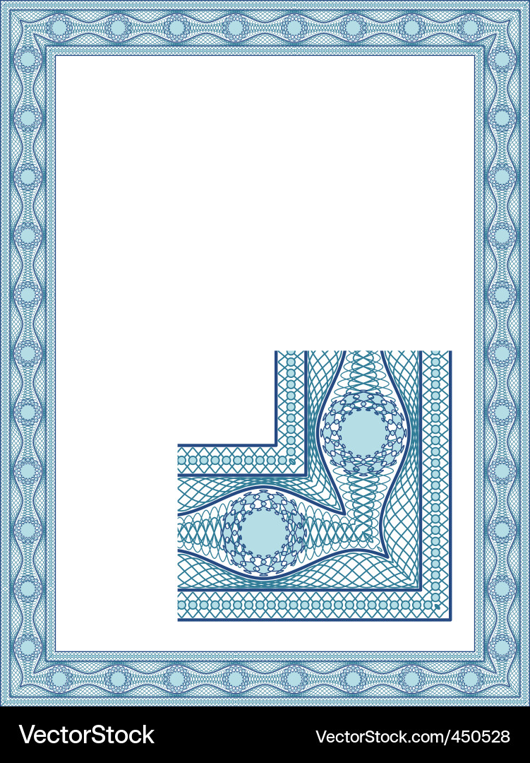 Classic guilloche Royalty Free Vector Image - VectorStock