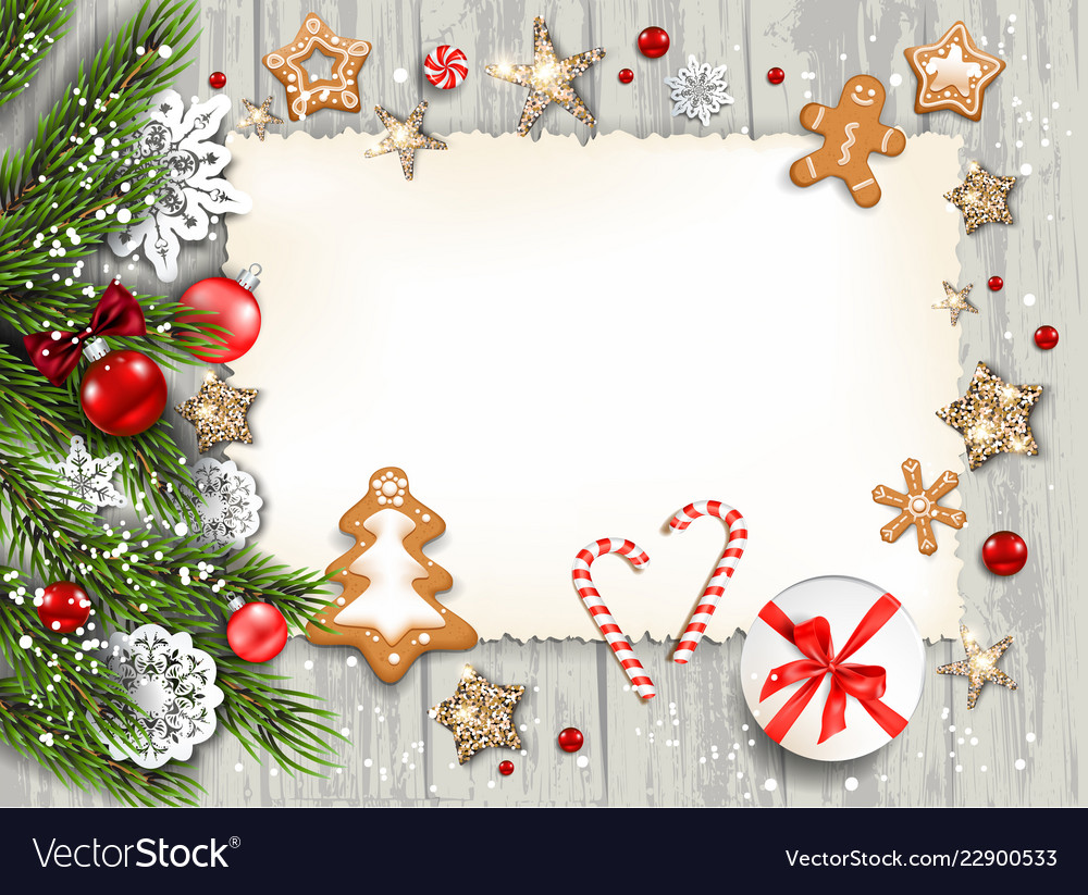 Wood holiday template Royalty Free Vector Image