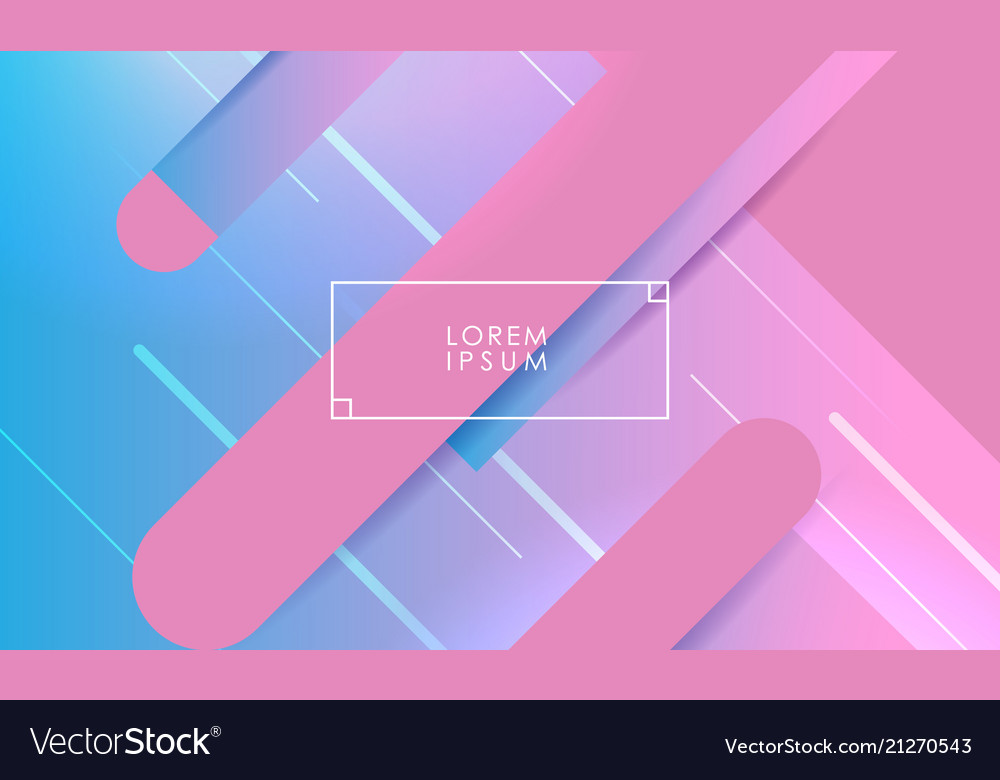 Frame on pink and blue background Royalty Free Vector Image