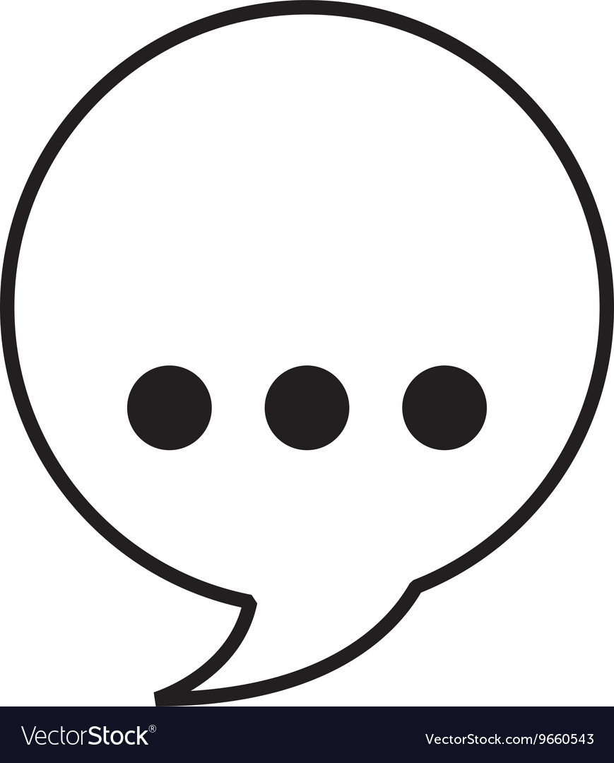 Speech bubble isolated icon design