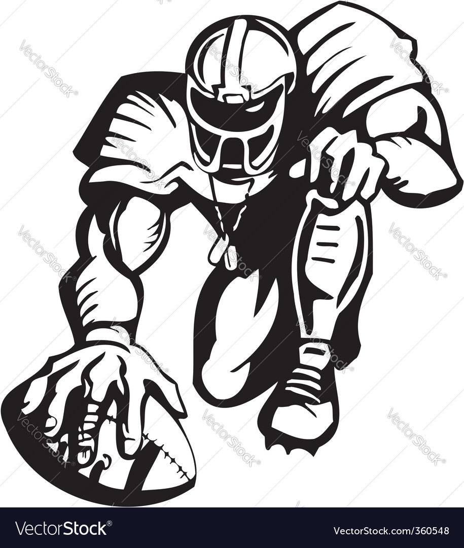 Football Royalty Free Vector Image - VectorStock