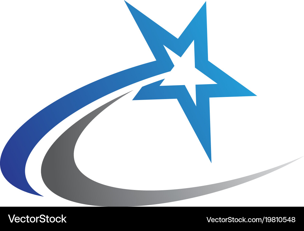 Star logo template Royalty Free Vector Image - VectorStock