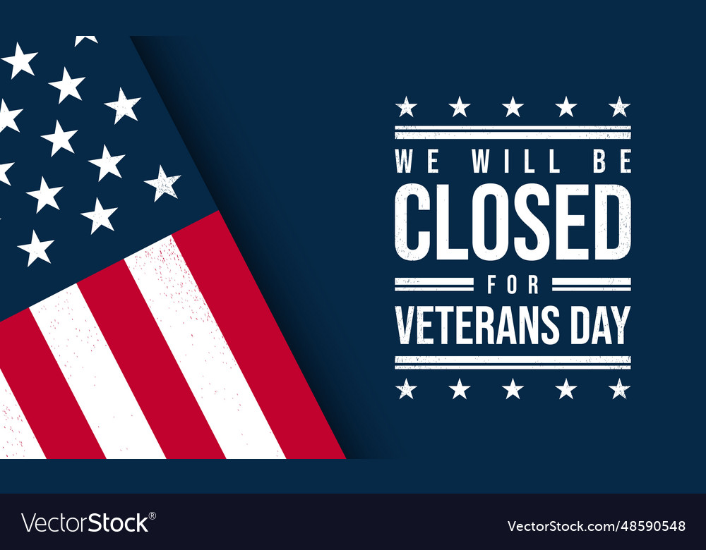 Veterans day background design Royalty Free Vector Image