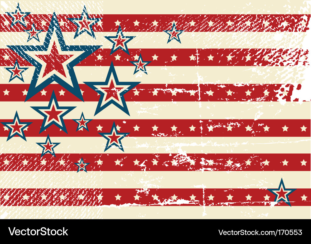 Usa flag theme Royalty Free Vector Image - VectorStock