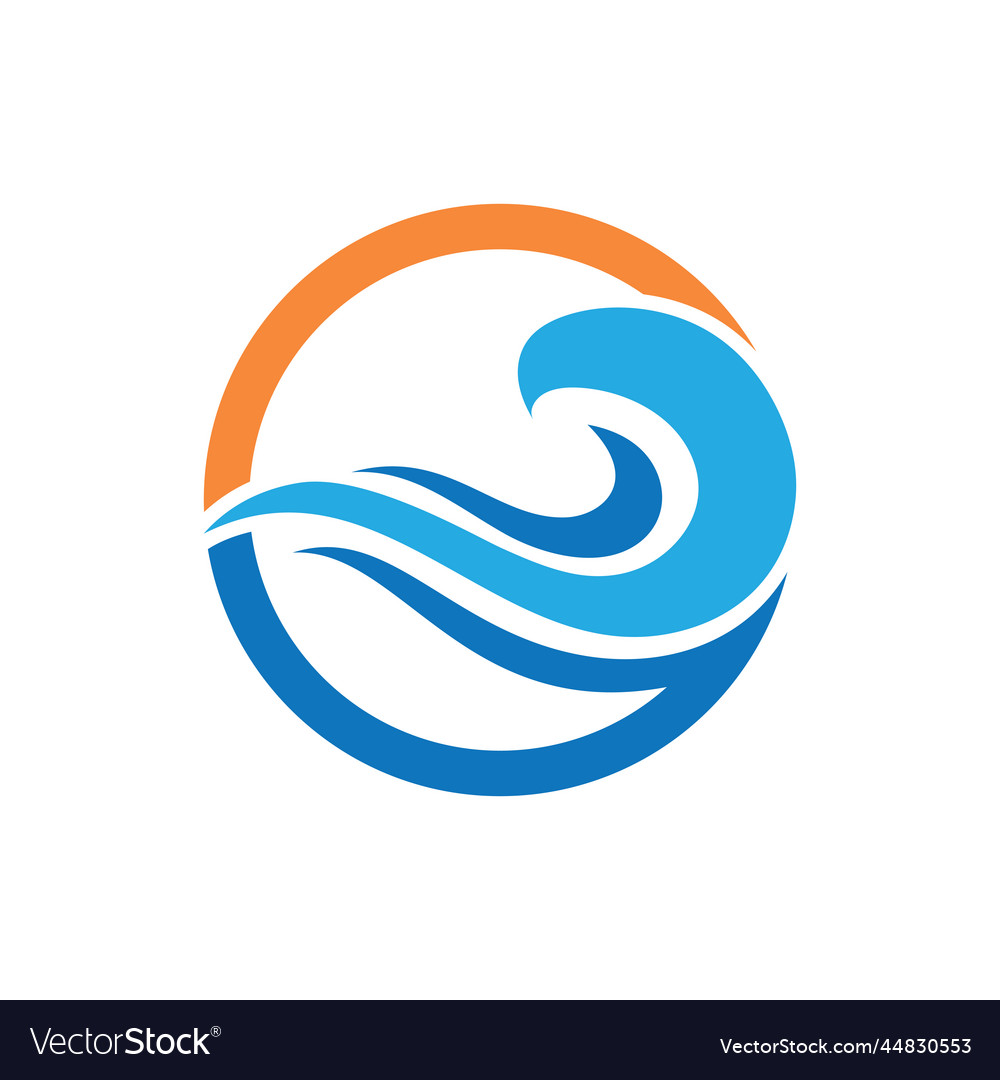 Water wave Royalty Free Vector Image - VectorStock