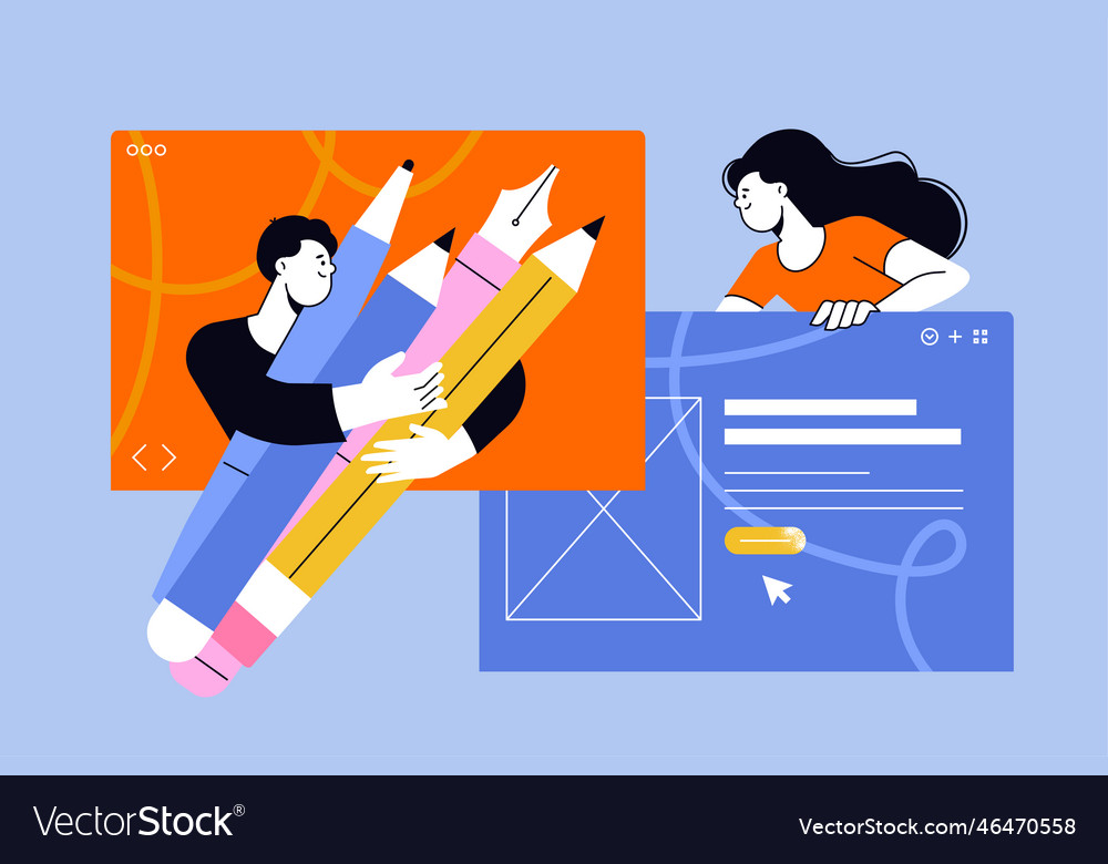 Creative concept Royalty Free Vector Image - VectorStock