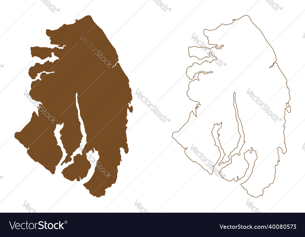 Revillagigedo island united states of america Vector Image