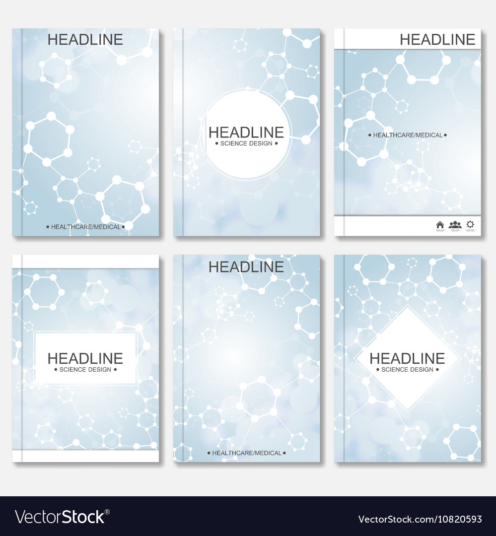 Science background modern templates Royalty Free Vector