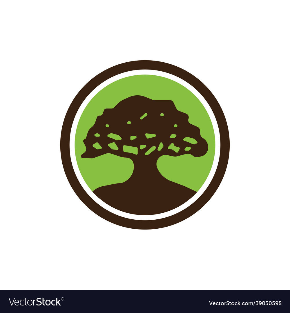 Nature company logos and icons Royalty Free Vector Image