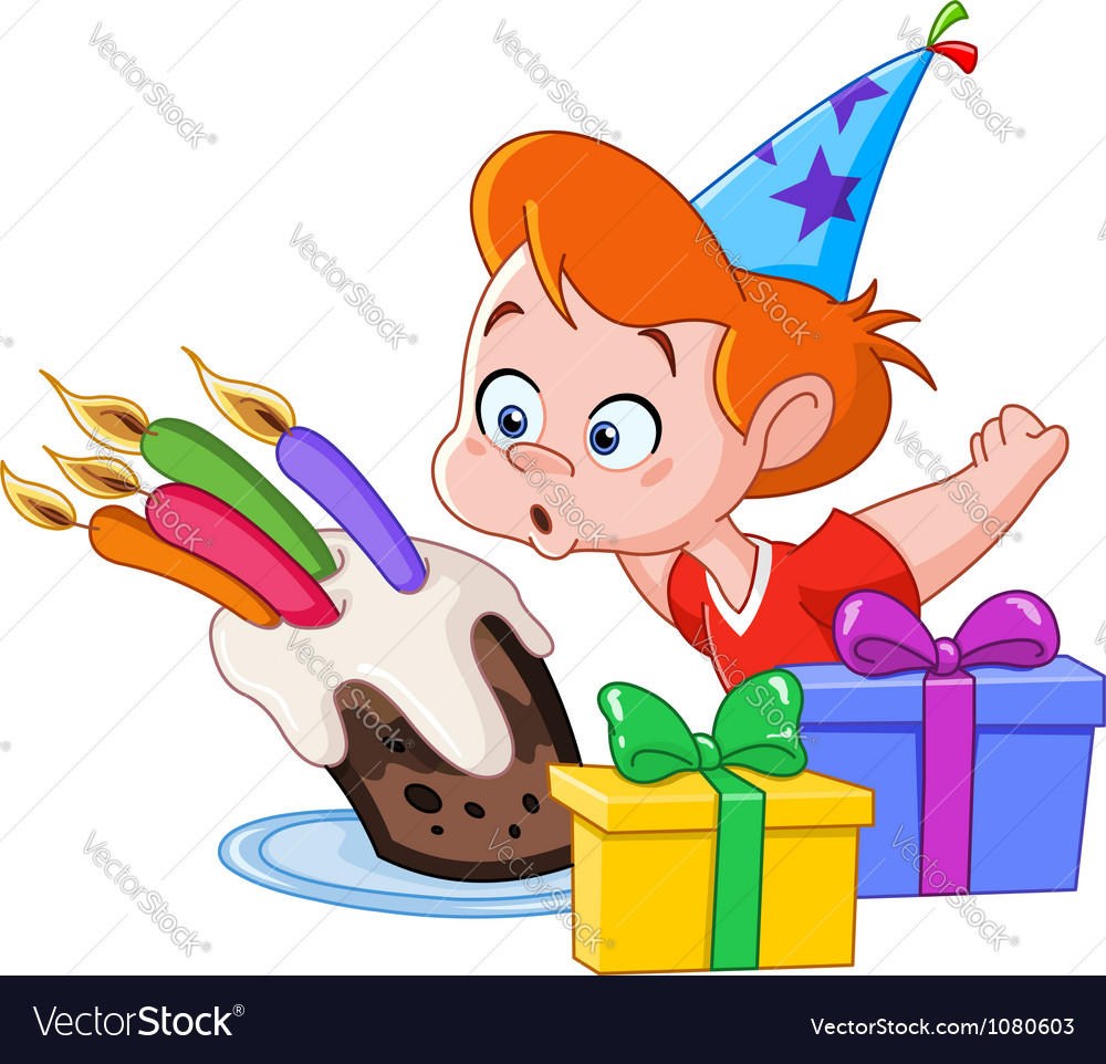 Download Birthday boy Royalty Free Vector Image - VectorStock