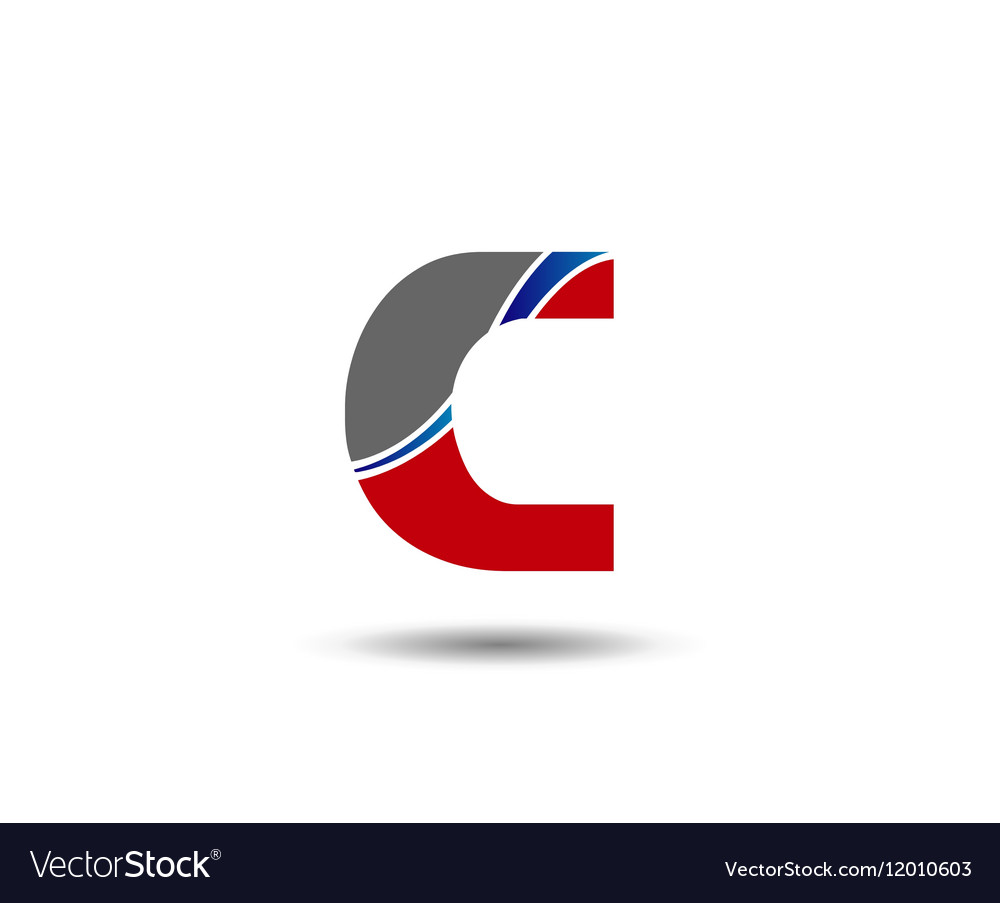 letter c logo design royalty free vector image letter c logo