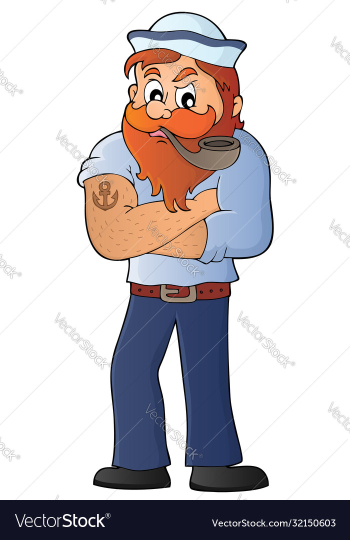 Sailor topic image 1 Royalty Free Vector Image