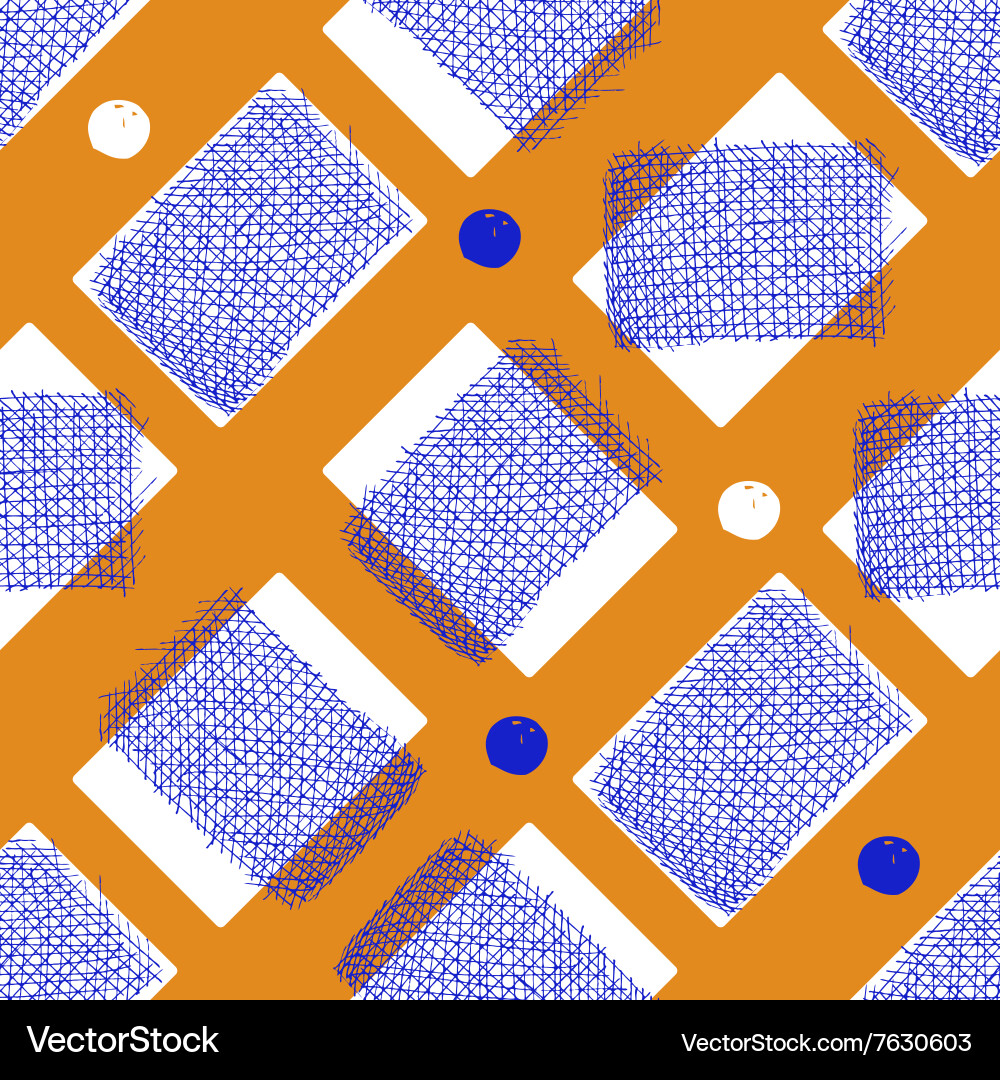 Sketch abstract seamless pattern Royalty Free Vector Image