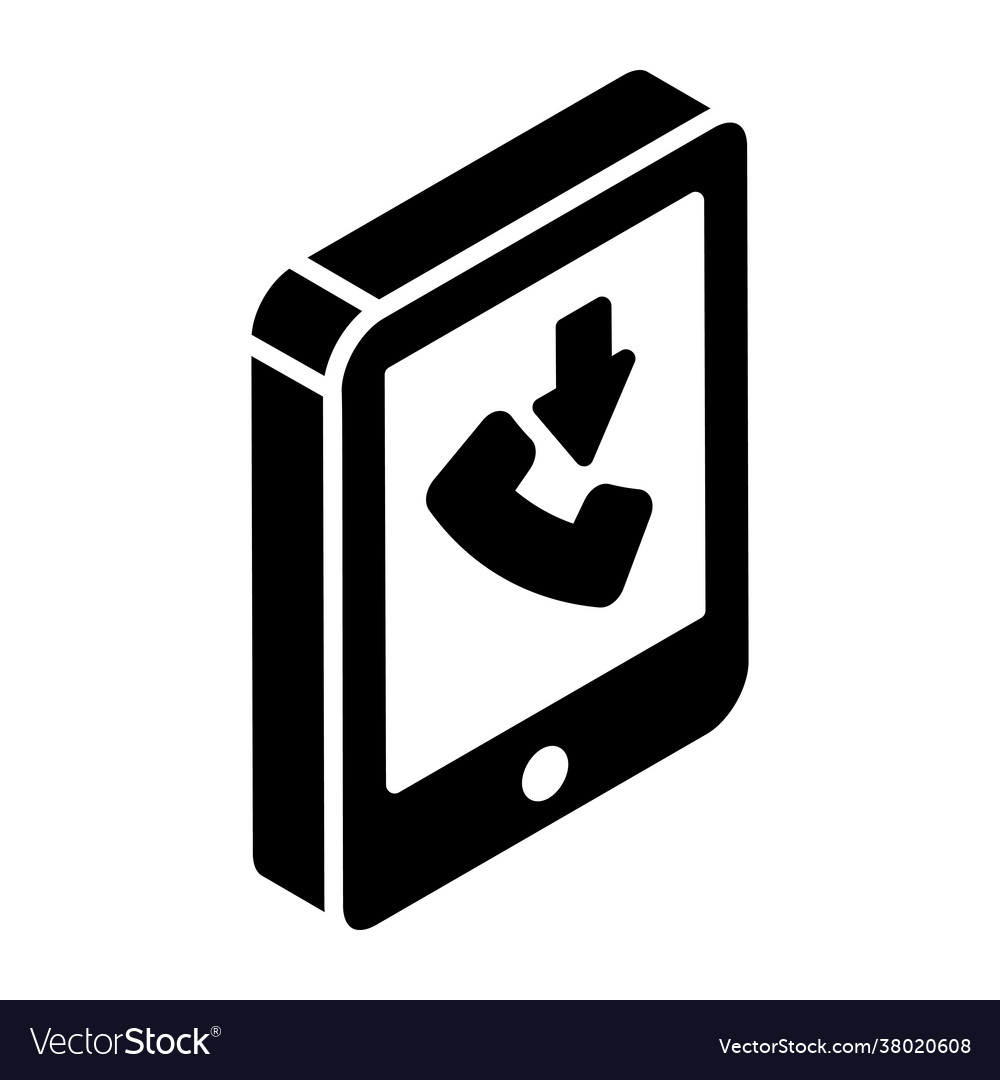 Incoming call Royalty Free Vector Image - VectorStock