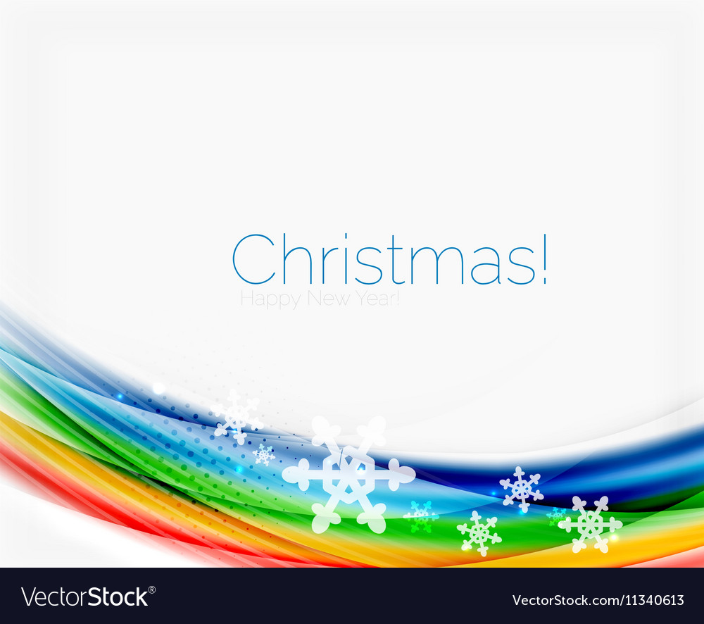 Wave with snow background Royalty Free Vector Image