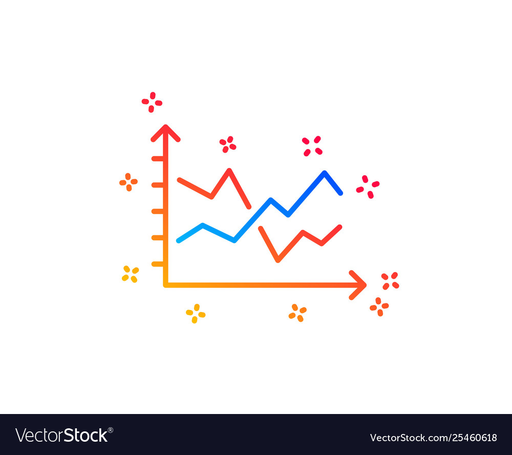 Diagram Chart Line Icon Presentation Graph Sign Vector Image Diagram Chart Line Icon Presentation Graph Sign Vector Image