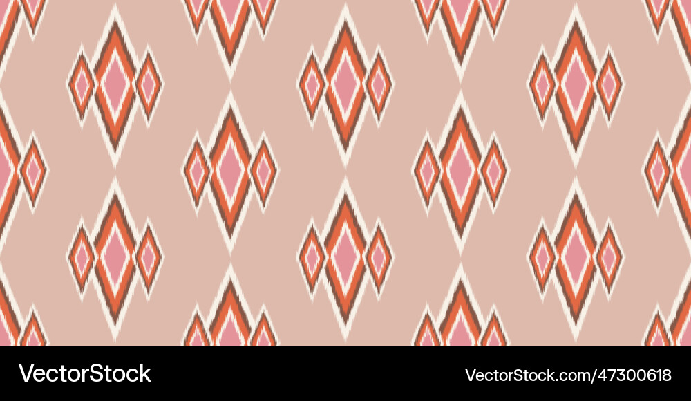 Ethnic geometric seamless pattern Royalty Free Vector Image