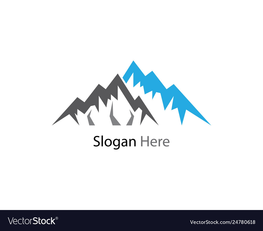 Mountain symbol Royalty Free Vector Image - VectorStock