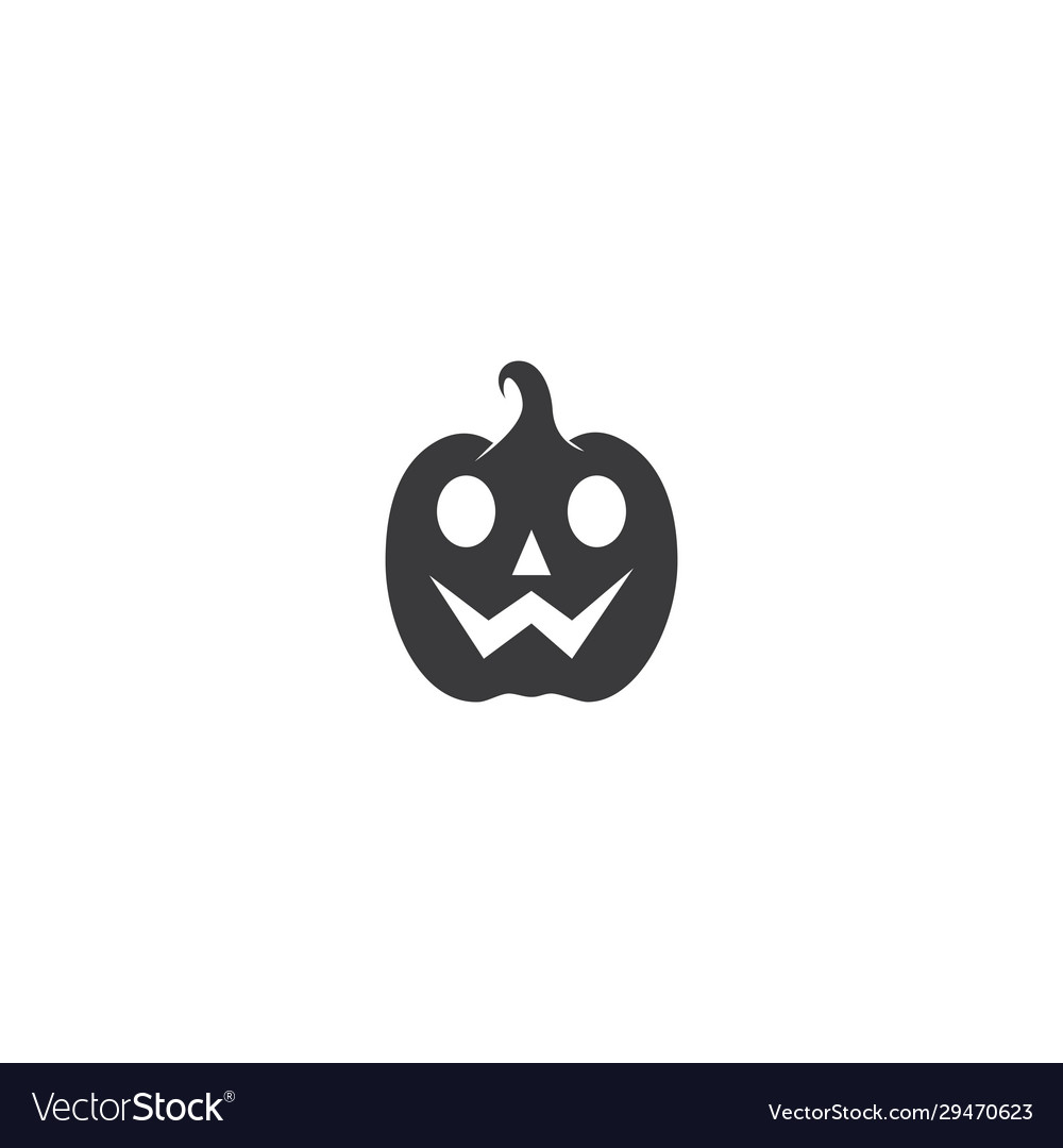 Pumpkin happy halloween character Royalty Free Vector Image