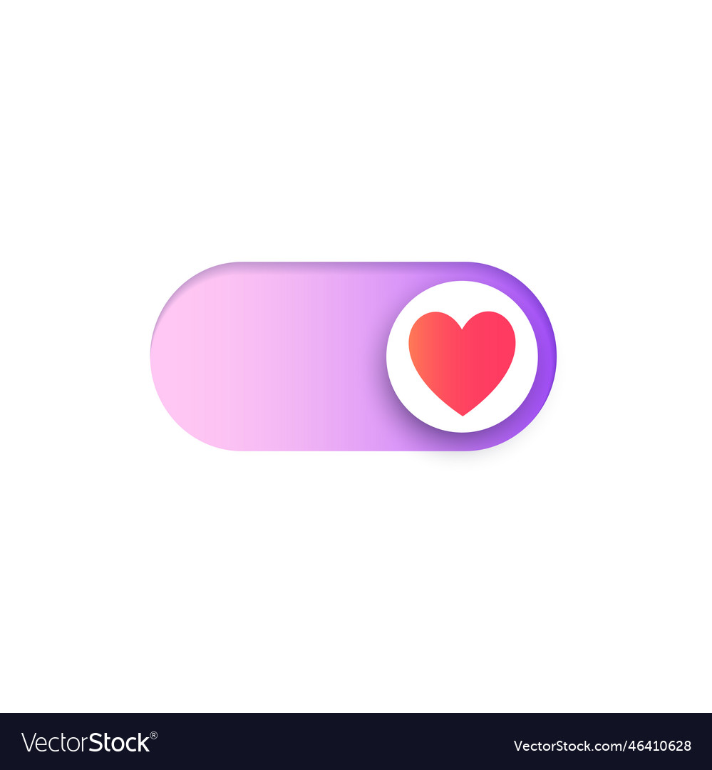 Love mode slide Royalty Free Vector Image - VectorStock