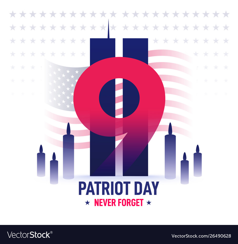 Patriot day banner Royalty Free Vector Image - VectorStock