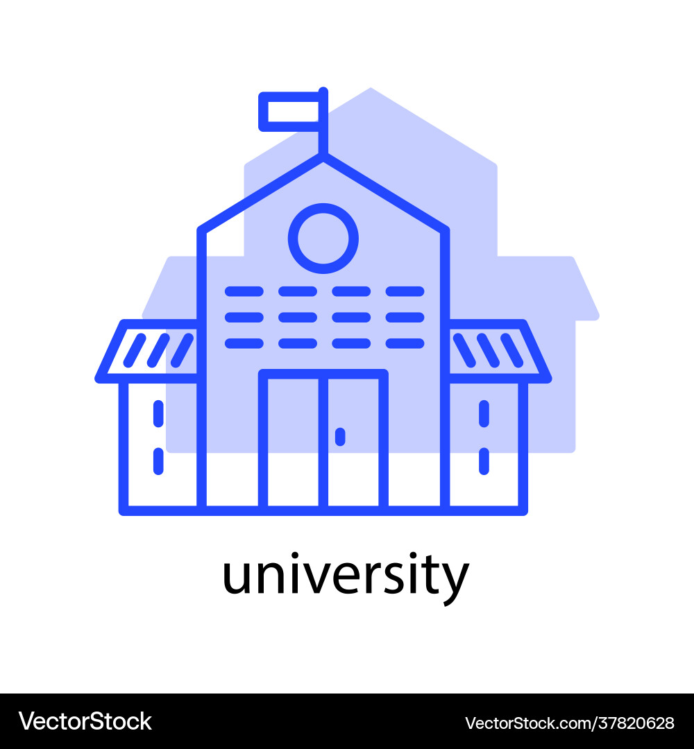 University icon icon can be used Royalty Free Vector Image