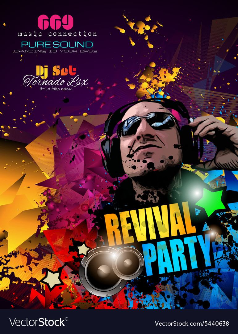 disco night club flyer layout with dj shape and night clubs flyers