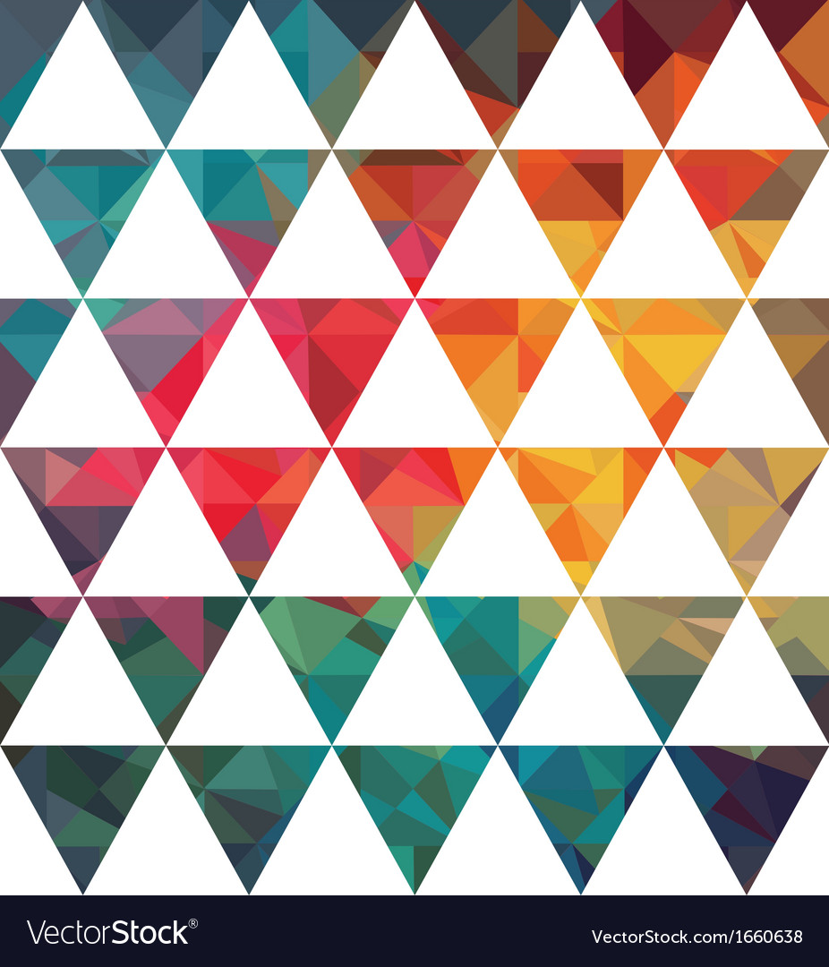 Pattern of geometric shapes Royalty Free Vector Image