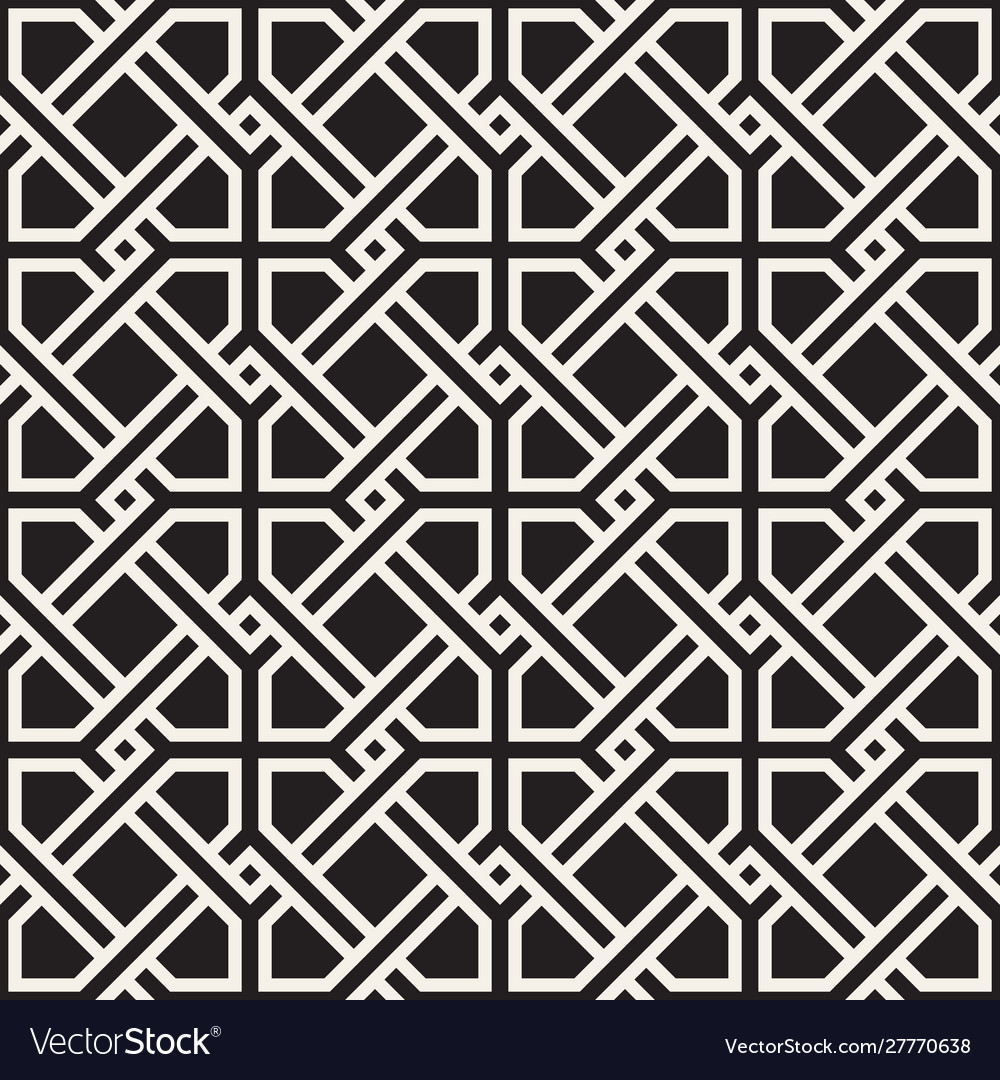 Seamless pattern modern abstract lattice design Vector Image