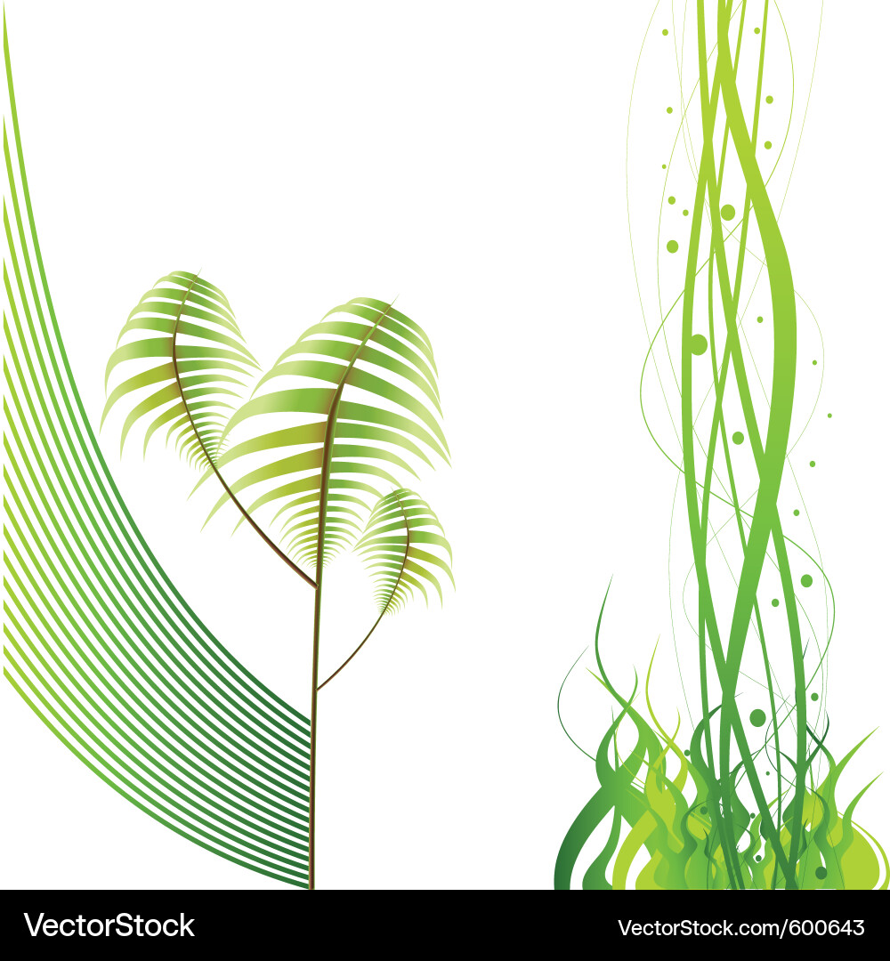 Abstract green background Royalty Free Vector Image