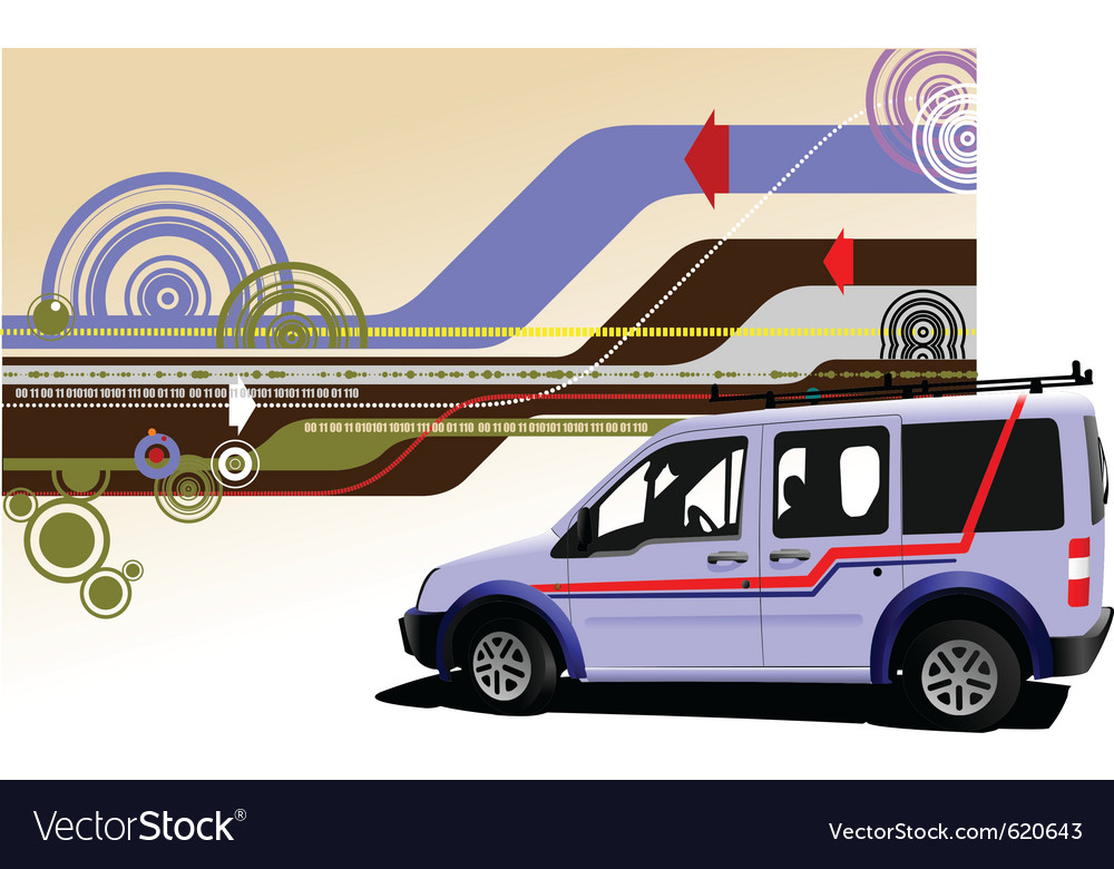modern car template royalty free vector image vectorstock