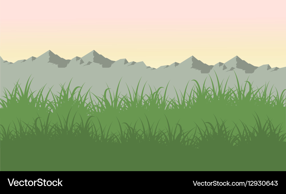 Mountain landscape Royalty Free Vector Image - VectorStock