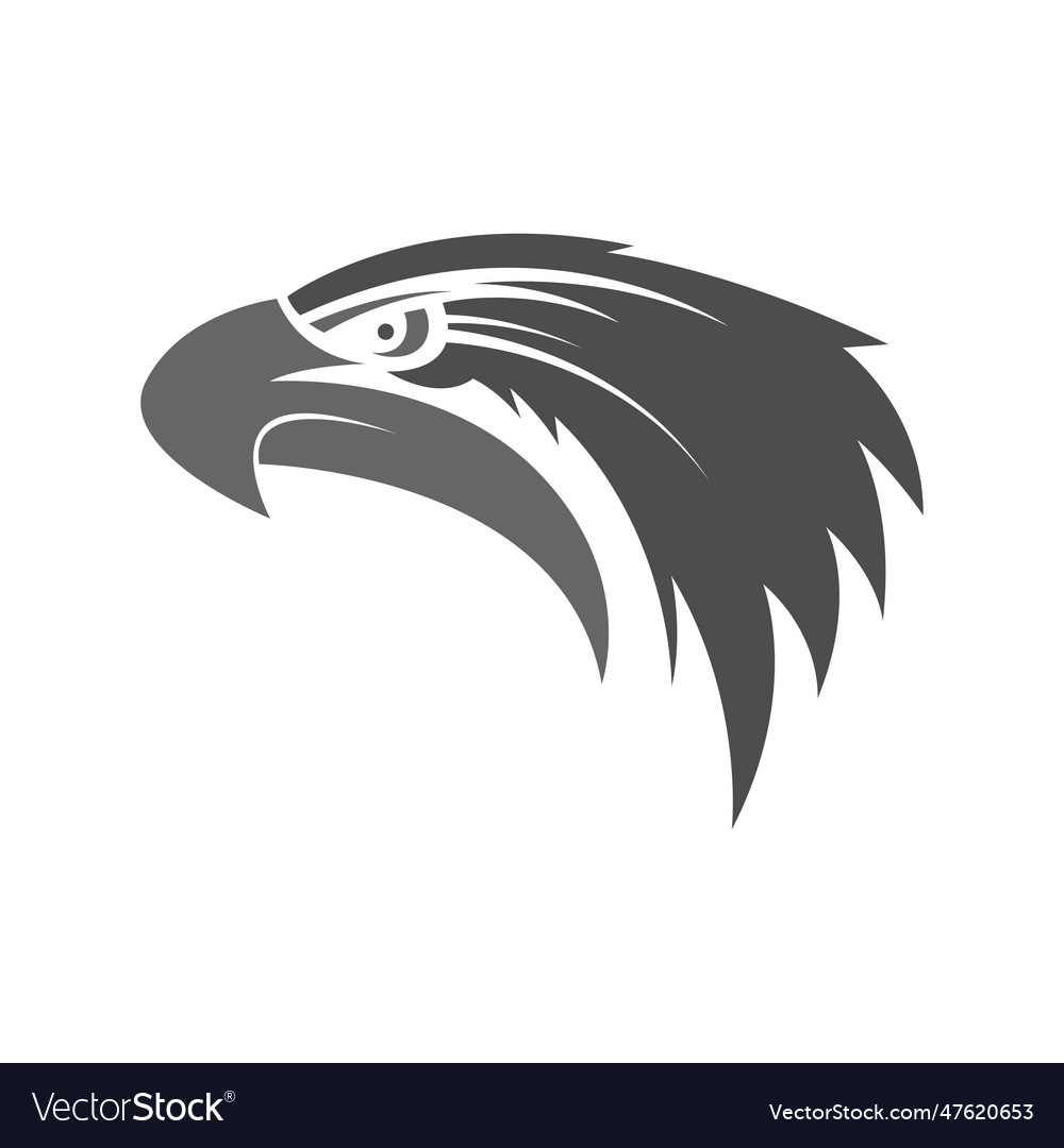 Eagle logo icon design Royalty Free Vector Image