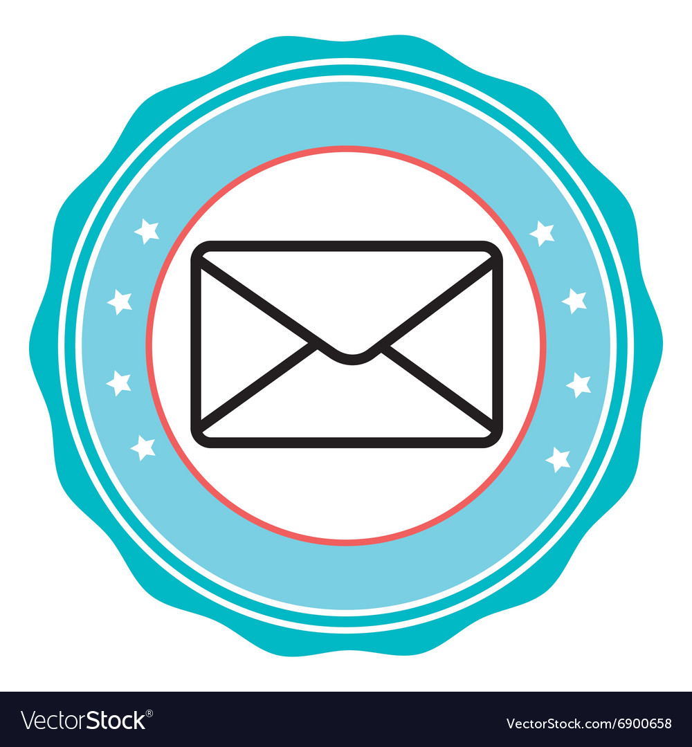 Email or mail line icon Royalty Free Vector Image