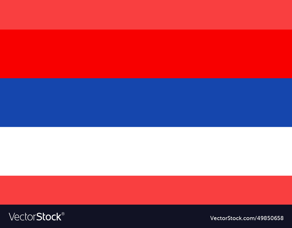 Flag of the republika srpska Royalty Free Vector Image