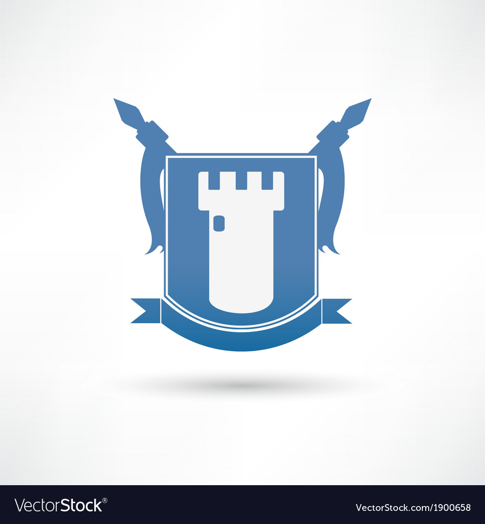 Fortress icon Royalty Free Vector Image - VectorStock