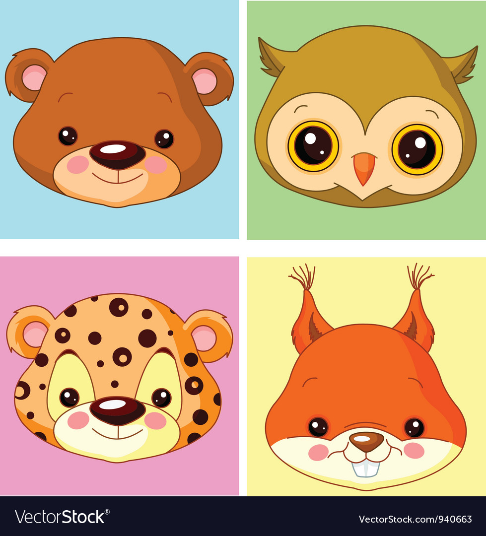 Animal Avatars Collection Vector Free Download - vrogue.co